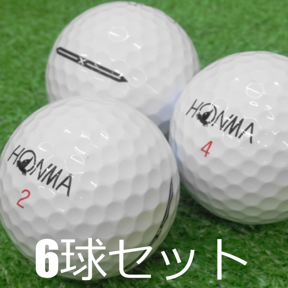 TOUR WORLD ロストボール ゴルフボール HONMA 2024 TW-X ホワイト 6球