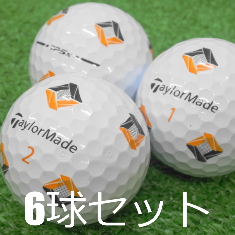 TP5x ロストボール ゴルフボール TaylorMade 2024 pix ホワイト 6球