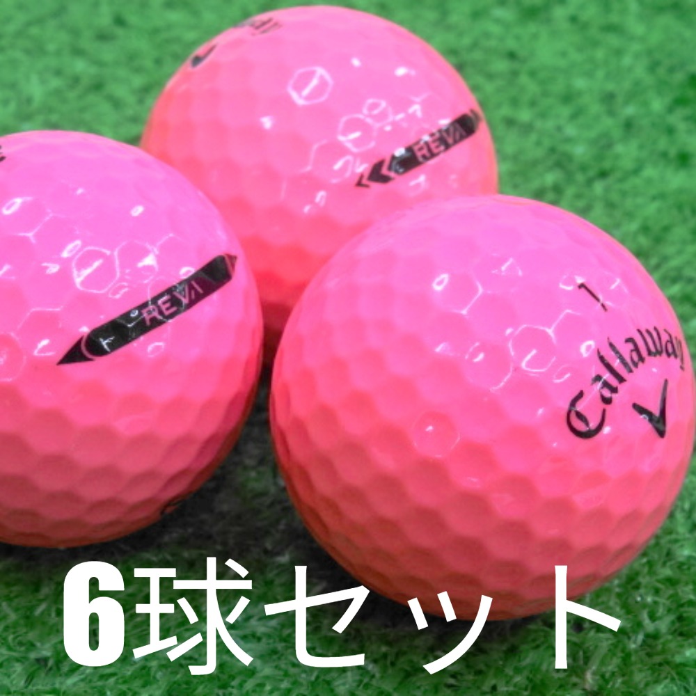 SUPERSOFT ロストボール ゴルフボール Callaway REVA ボール ピンク 6
