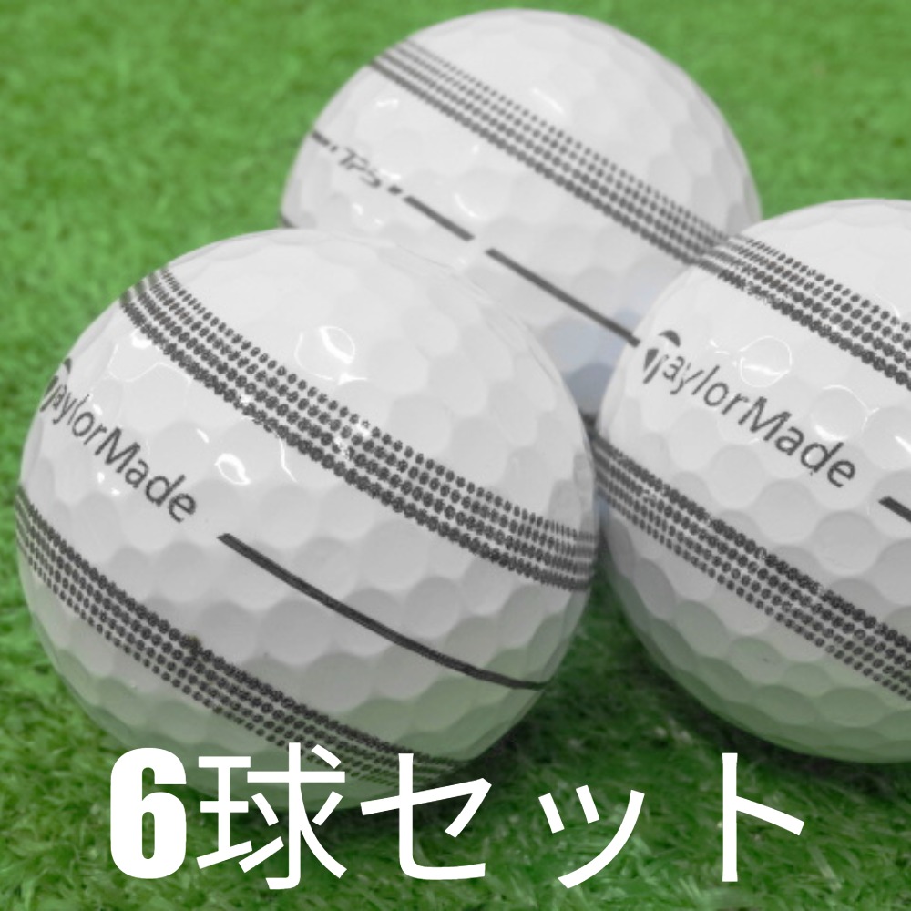 TP5 ロストボール ゴルフボール TaylorMade 2024 ストライプ ボール 6 