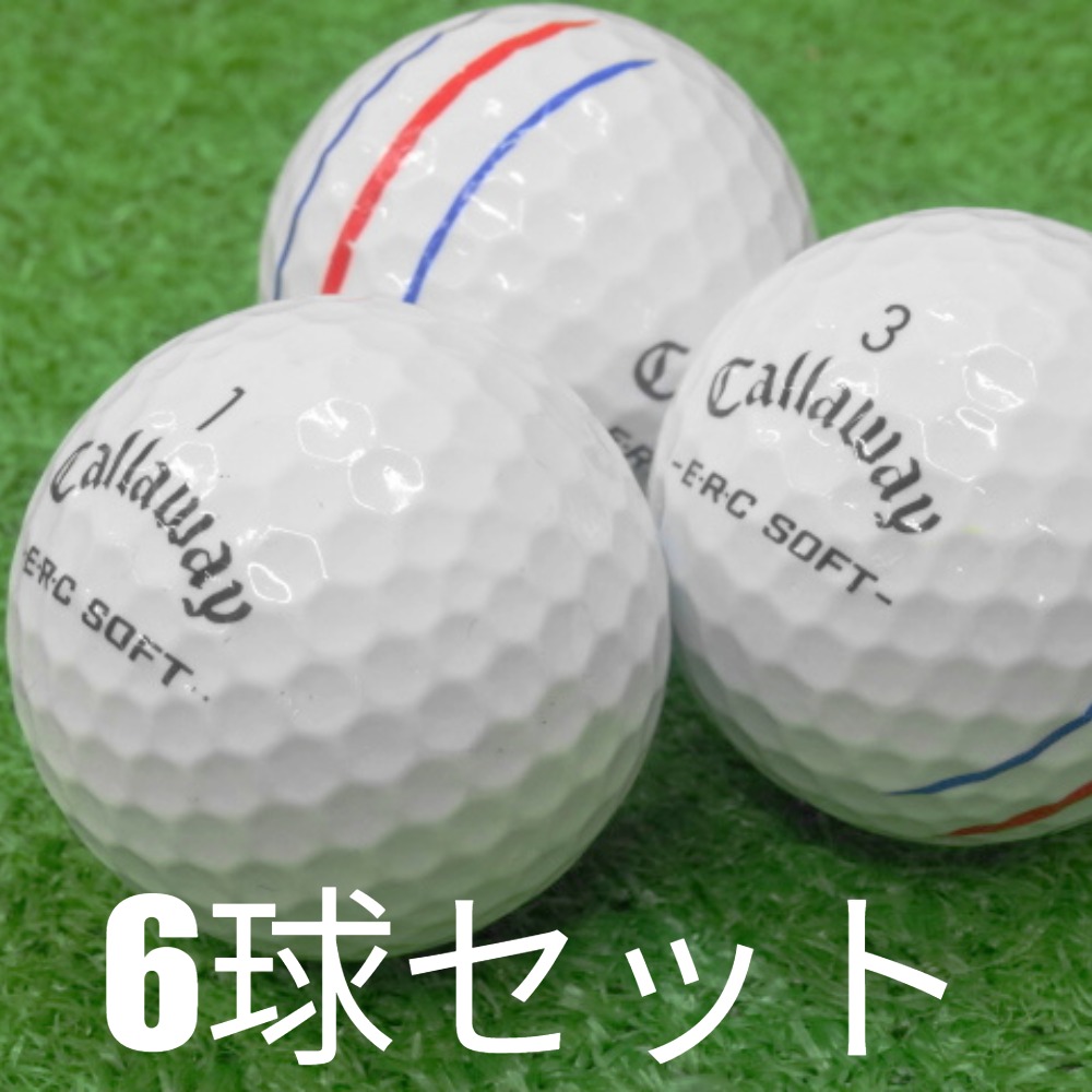 E.R.C ロストボール ゴルフボール Callaway 2025 ERC SOFT ホワイト 6