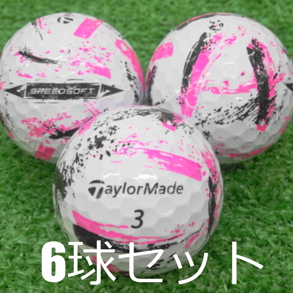 美品 テーラーメイド SPEED SOFT ロストボール 24球 楽天市場】【Sランク】Taylor Made 2024年 SPEED SOFT INK レッド 1