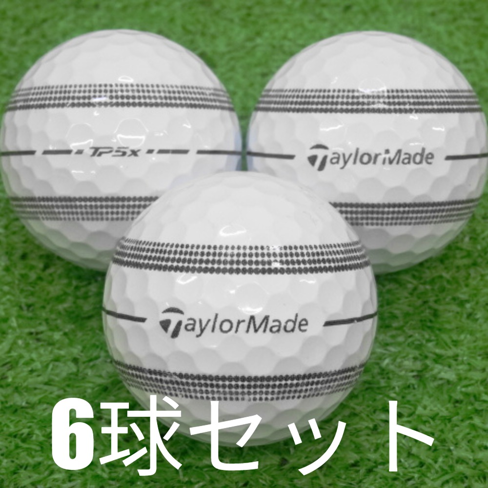 TP5x ロストボール ゴルフボール TaylorMade 2024 ストライプ ボール 6