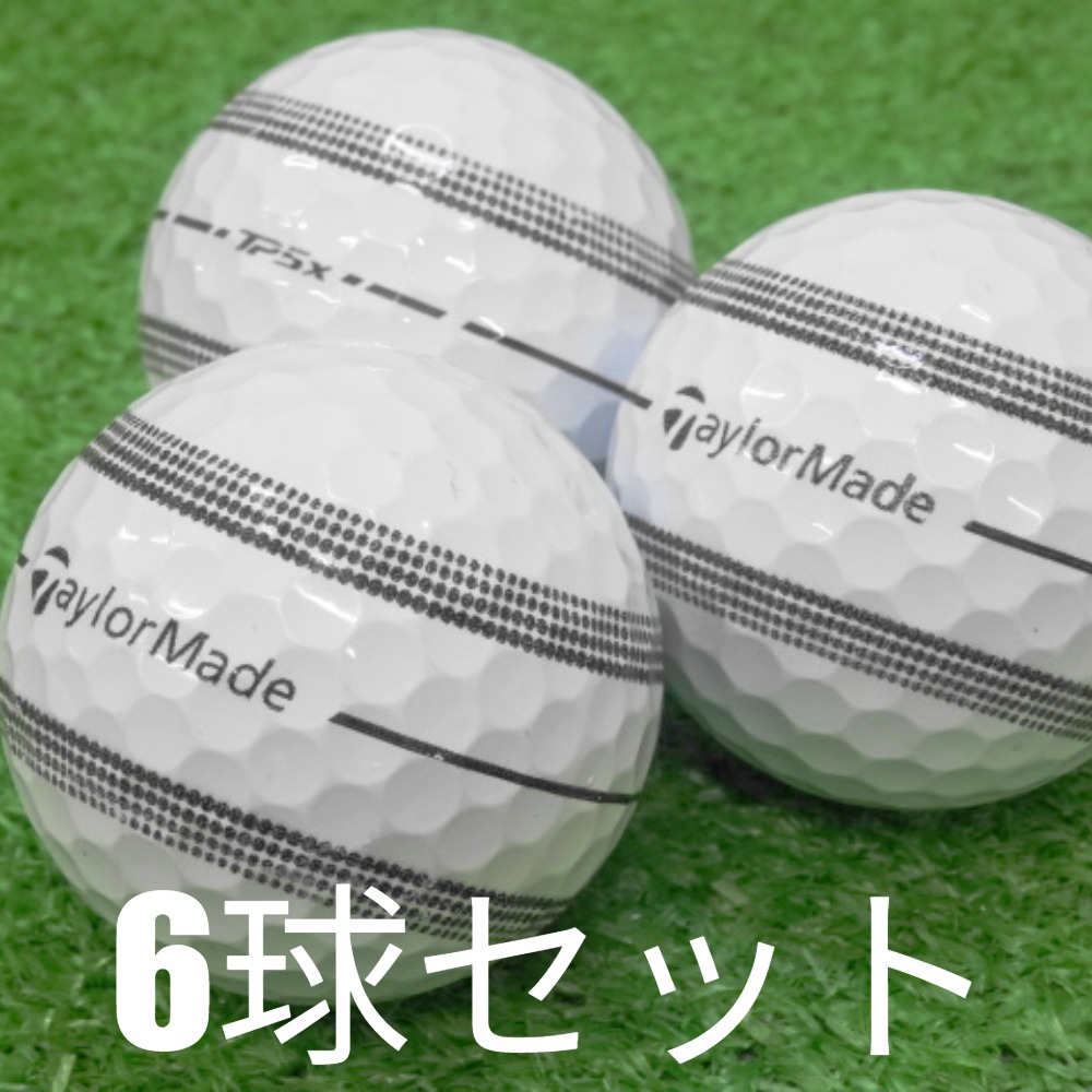 TP5x ロストボール ゴルフボール TaylorMade 2024 ストライプ ボール 6