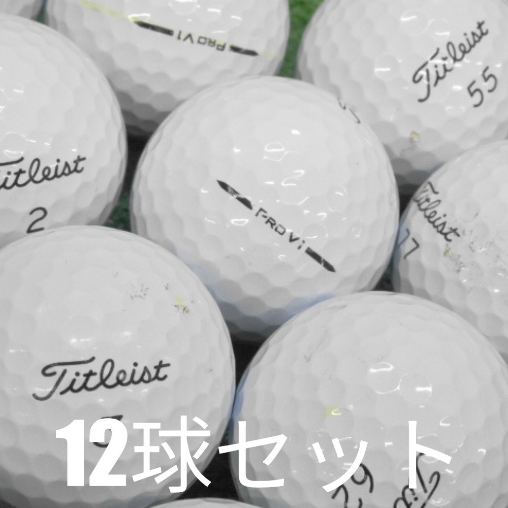 Pro V1 ロストボール ゴルフボール 2025 Titleist ホワイト 12球セット