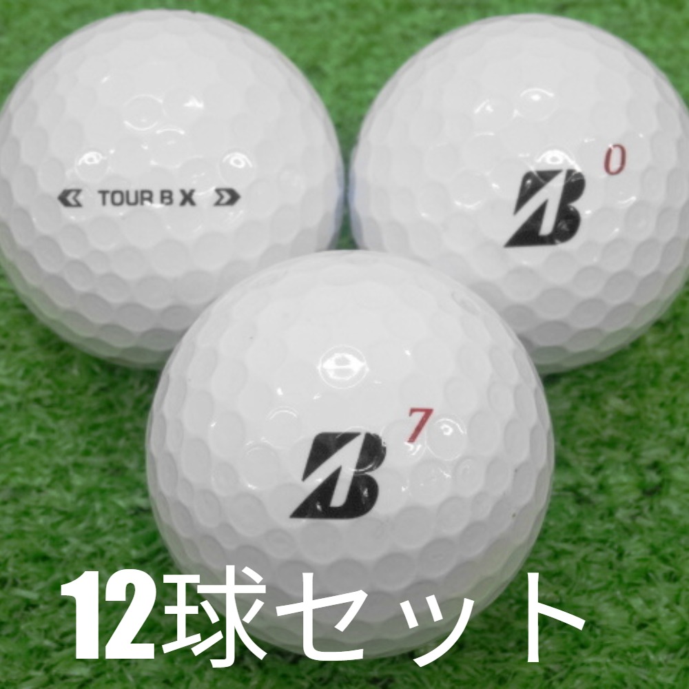 TOUR B ロストボール ゴルフボール ブリヂストン 2024 X ホワイト 12球