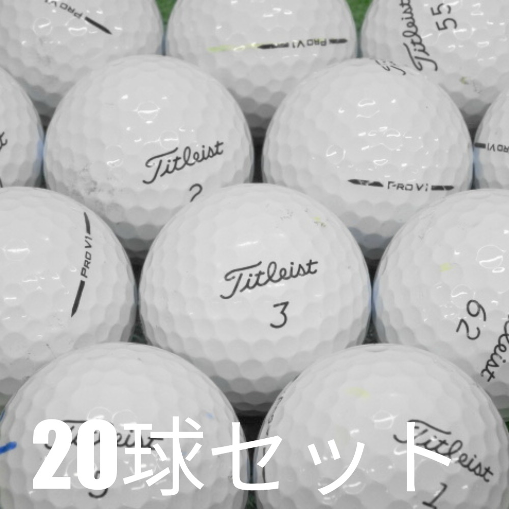 Pro V1 ロストボール ゴルフボール 2025 Titleist ホワイト 20球セット