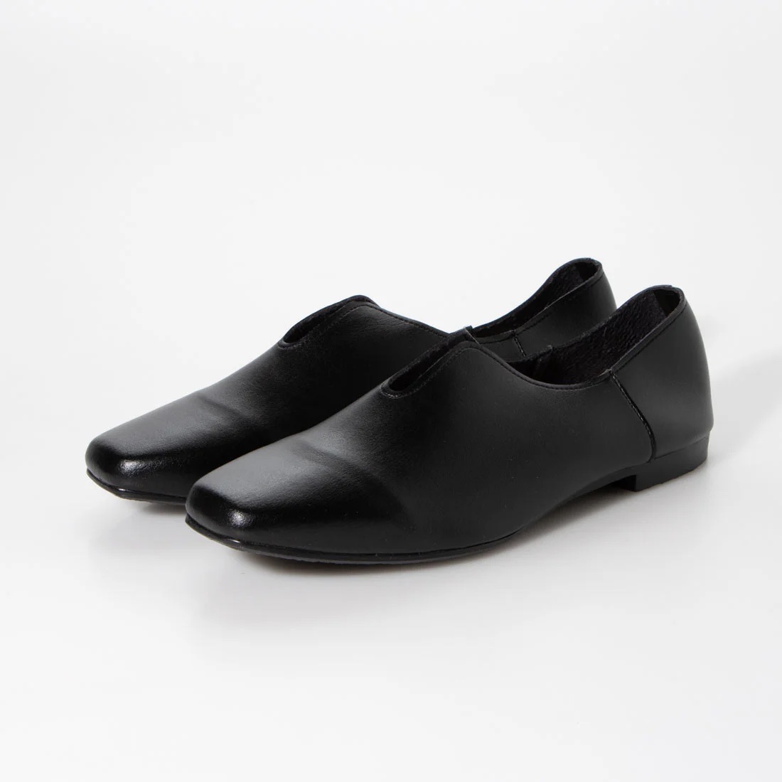 日本製 整体師監修 ラクラク美脚美姿勢 整体師と一緒につくったパンプス ブイカットバブーシュ#155 MFレザー ヴィーガンシューズ | IKplus | 01