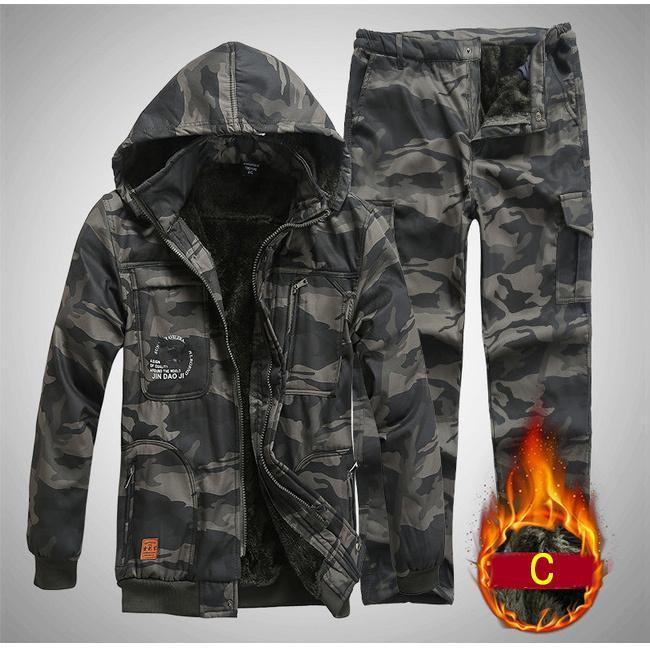 作業服 作業着 業務用 上下セット 厚手 作業用 ワークマン 長袖 ワーク