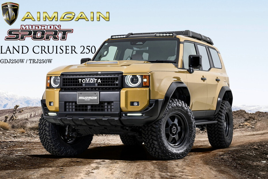 250系ランドクルーザー(AIMGAIN)エイムゲインMUDRON-SPORT