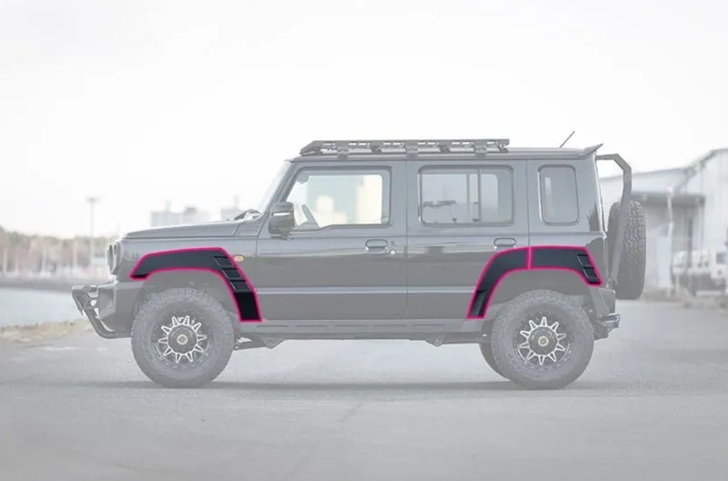 ジムニーノマドJC74W フロントバンパー・フロントダクトカバー【塗装