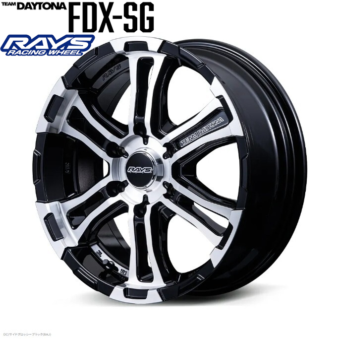 チームデイトナ(RAYS)FDX-SG 17インチ【215/60R17ホイールタイヤセット