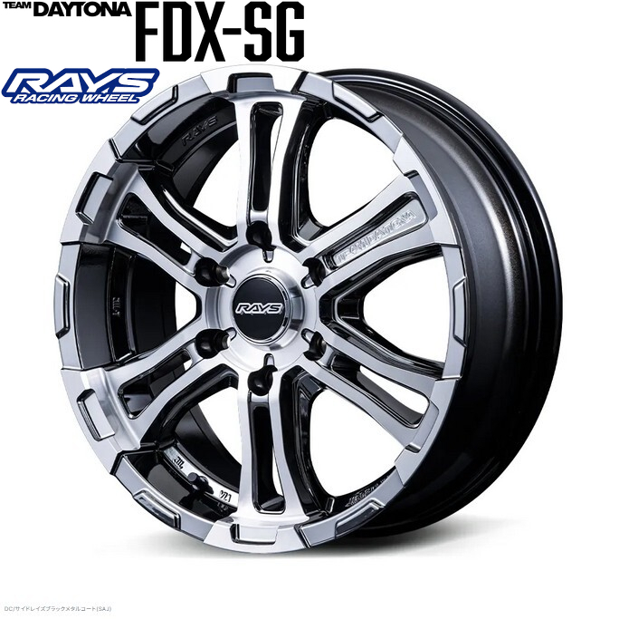チームデイトナ(RAYS)FDX-SG 16インチ【215/65R16ホイールタイヤセット
