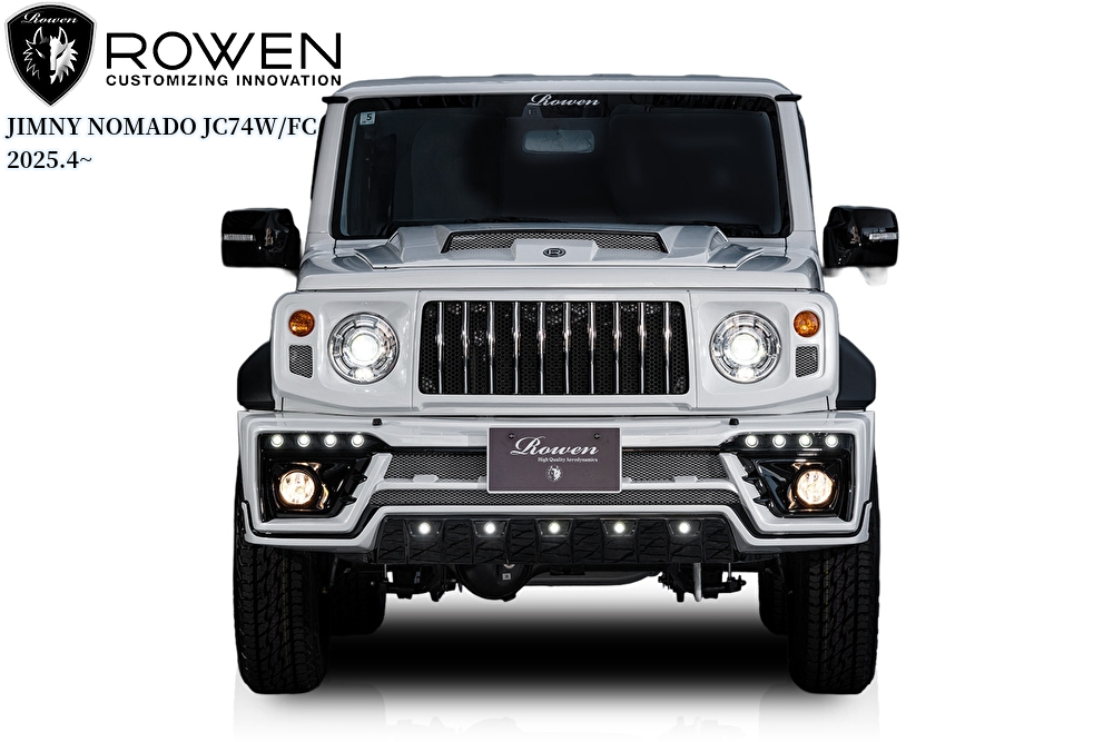 じーま　ロエン　フロントバンパー ジムニーノマドJC74W フロントグリル【塗装済み/未塗装】ロエン(ROWEN
