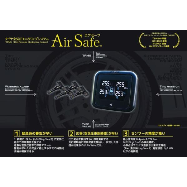 タイヤ空気圧モニタリングシステム　AirSafe「AS-SV2」 sh-store_airsafe-20237_1.jpg