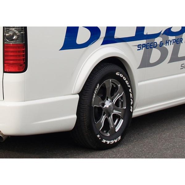 200系ハイエースDXバン専用】オーバーフェンダー塗装済み/未塗装