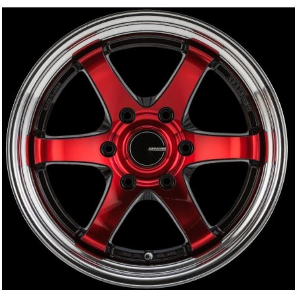 舞杏(カズキオート) KBレーシング2 レッドクリア 18インチ 【厳選輸入