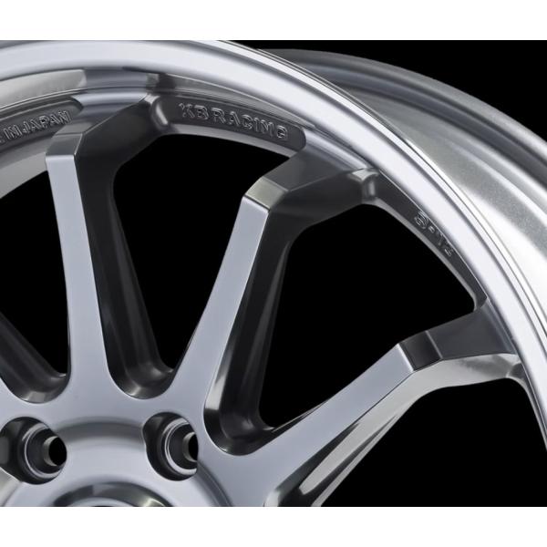 KBレーシングS-12 18インチ6.5J+38【225/50R18ホイールタイヤセット