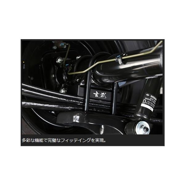 玄武 ハイトイトダウンブロックキット 1.5インチ E26キャラバン NV350 NV350キャラバン E26 ハイトダウンブロックキット 1.5インチ/-37.5ミリ
