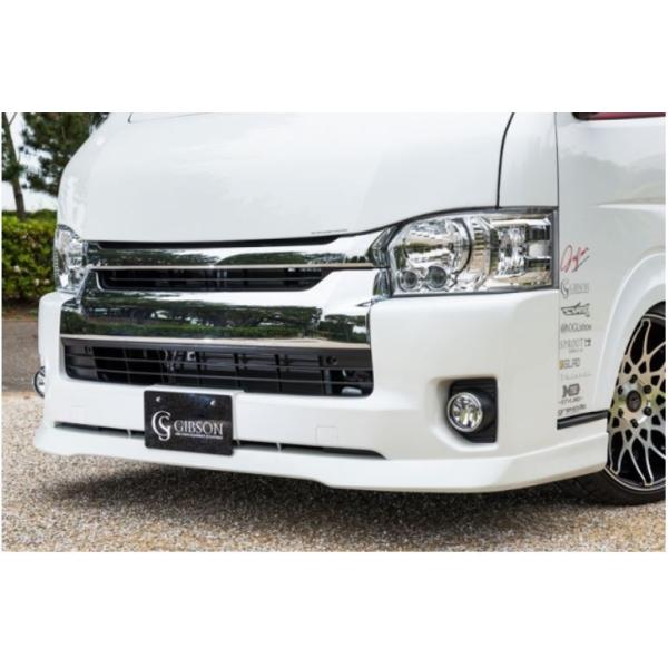 4型〜7型 200系ハイエースワイドボディ】フロントリップスポイラーヴェ