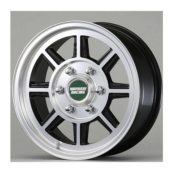 ◇中古溝有り195/80R15 LT+ブレストホイールセット　200系ハイエース ハヤシレーシング ストリートタイプSTH 15インチ 【厳選輸入195/80R15
