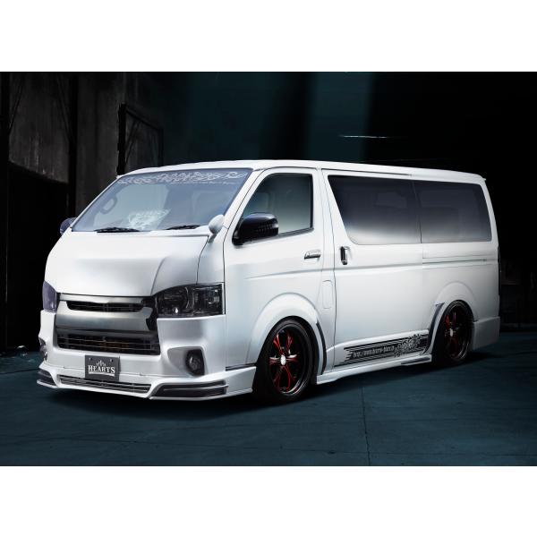 200系ハイエース1〜7型ナロー標準ボディ】バッドフェイスボンネット未