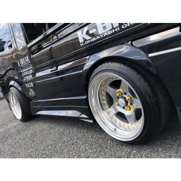 K-BREAK(ケイブレイク) コンプリート サイドステップ未塗装 ハイゼット