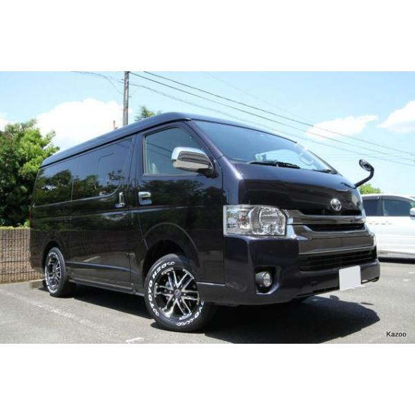 ハイエース用MKW MK-55 18インチ 02445 MK-55 TOYOTA HI ACE トヨタ ハイエース ホイール 装着画像 MKW