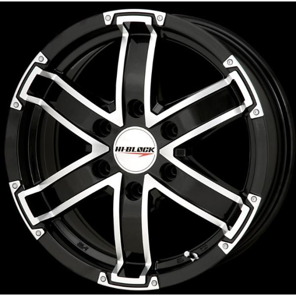 ハイブロック(HI-BLOCK/MONZA) 15インチ 【厳選輸入195/80R15ホイール