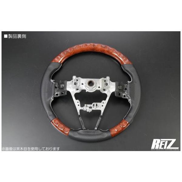 ライツ(REIZ) 純正交換 コンビステアリング ブラックレザー ガン