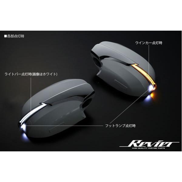 オープニングライト機能付き Ver.4] LEDウインカードアミラーカバー