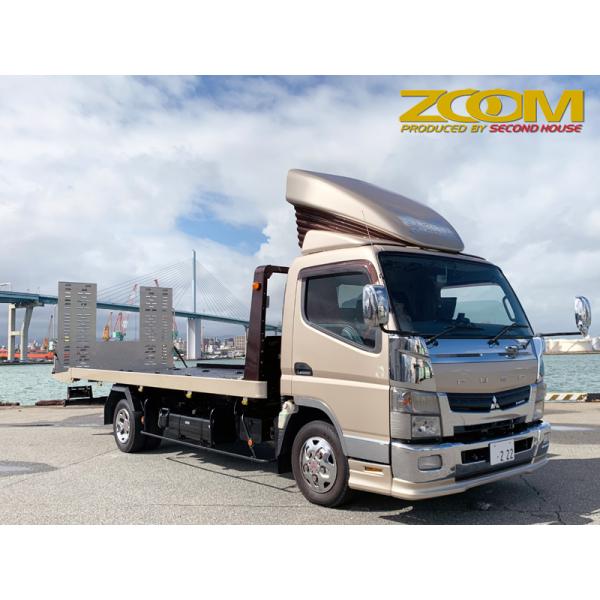 ZOOMブルーテックキャンターワイドキャブ用 ステップカバー単品【2010