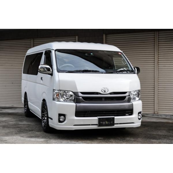TSDスタイル(T-STYLE) フロントグリル未塗装 200系ハイエース【ワイド