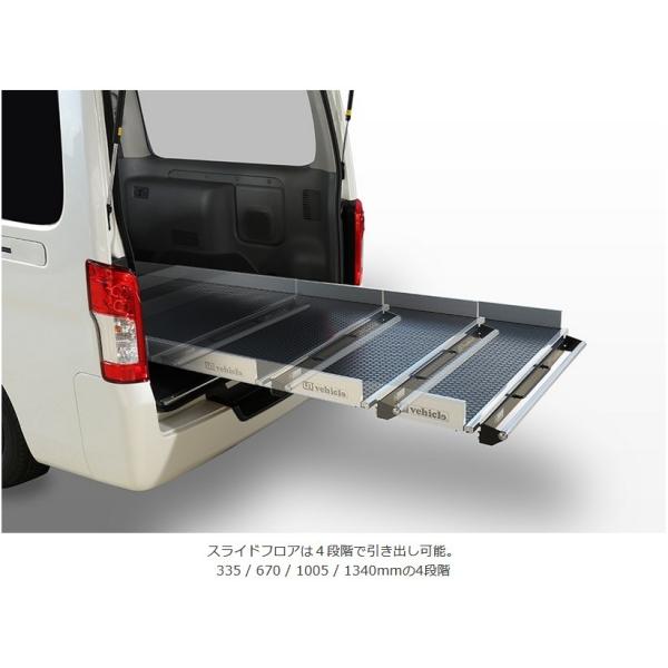 ユーアイビークル(UI-Vehicle) スライドフロア NV350キャラバンの説明 