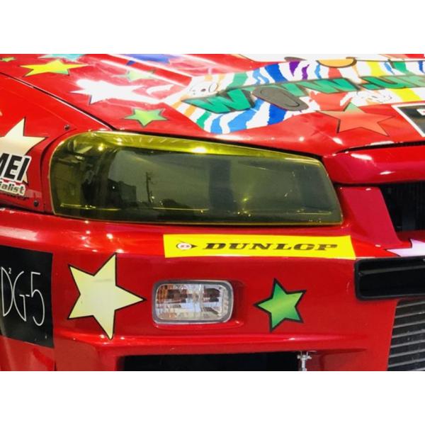 R34スカイラインヘッドライトカバー(ライトスモーク・ライトブルー