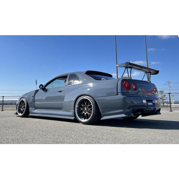 超スーパー幅広ワイドエアロシステムBODYKIT for2Dr R34スカイライン9P