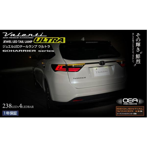 ヴァレンティ(VALENTI) ジュエルLEDテールランプ ウルトラ【レッド