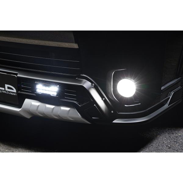 200系ハイエース標準ナローボディ4〜8型現行 フロントスポイラーLED
