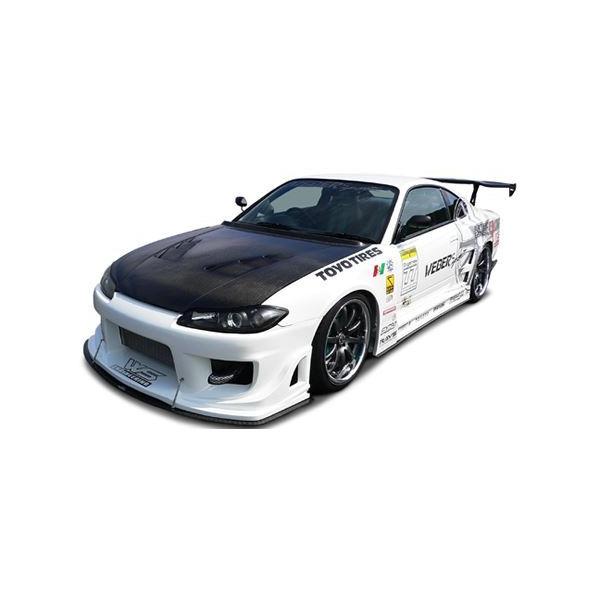 ウェバースポーツ WEBERSPORTS フロントバンパー 未塗装 S15シルビア