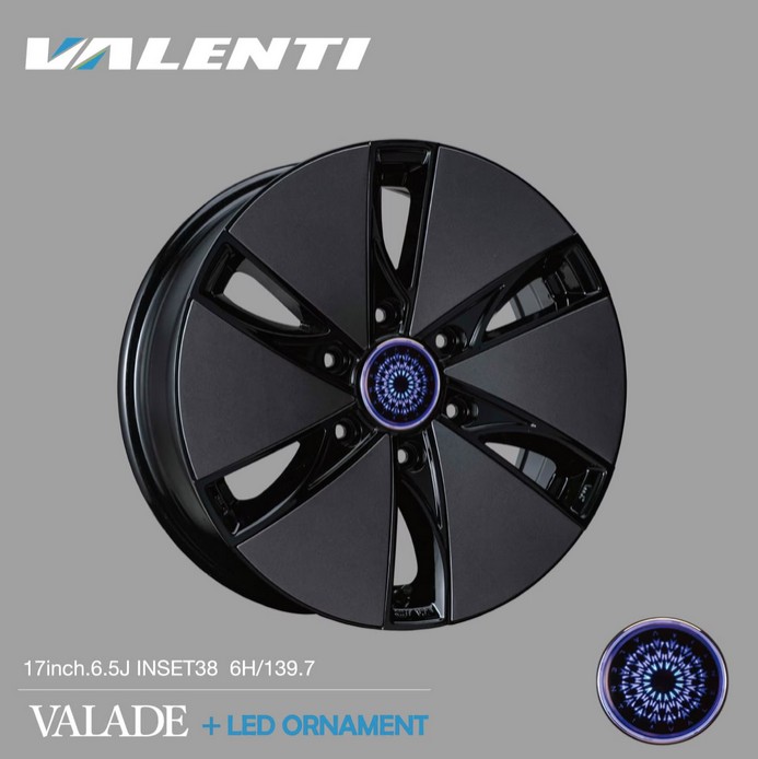ヴァレンティ(Valenti)ヴァレード ガンメタリック17インチ【215/60R17