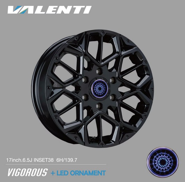 ヴァレンティ(Valenti)ヴィゴラス ブラック 17インチ【215/60R17
