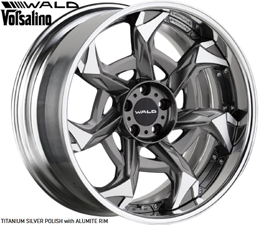WALD【ヴァルド】ボルサリノV12C 21インチ8.5J〜12.5J ホイール単品(1