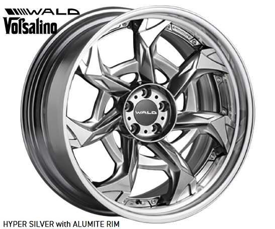 WALD【ヴァルド】ボルサリノV12C 20インチ8.0J〜12.5J ホイール単品(1