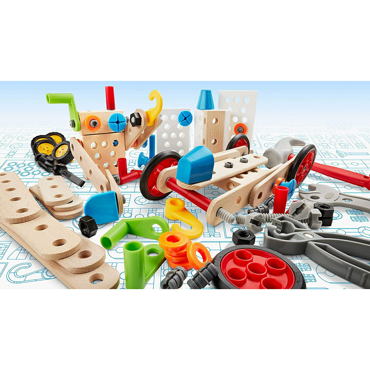 BRIO ブリオ ビルダー コンストラクションセット 全136ピース 対象年齢
