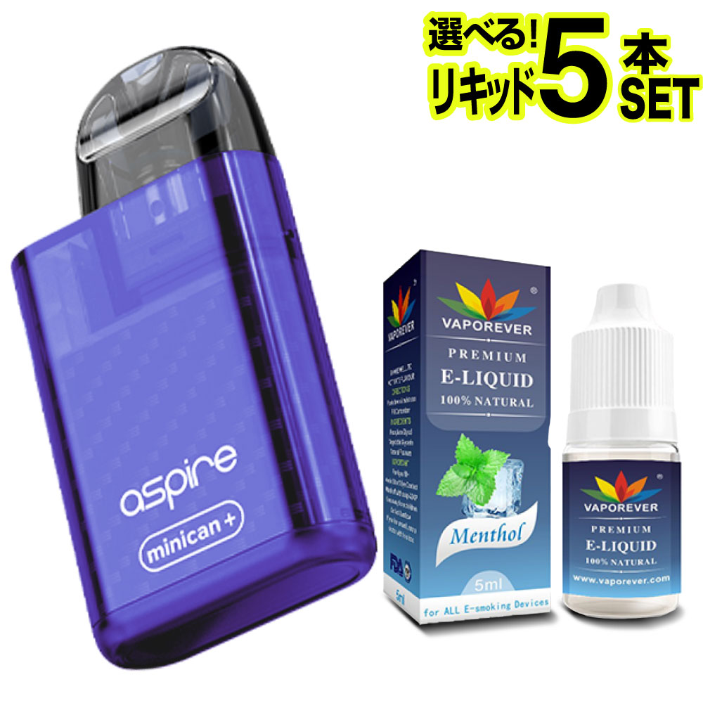 VAPE POD ASPIRE minican+ 電子タバコ ベイプ アスパイア ミニカン プラス ベイプ スターターキット 本体 おすすめ タール ニコチン0 禁煙 電子たばこ 最新｜shade｜06