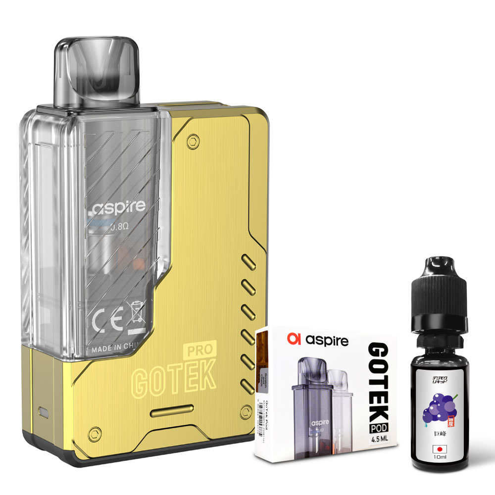 Aspire GOTEK PRO 電子タバコ ベイプ 使い捨て 持ち運び シーシャ POD