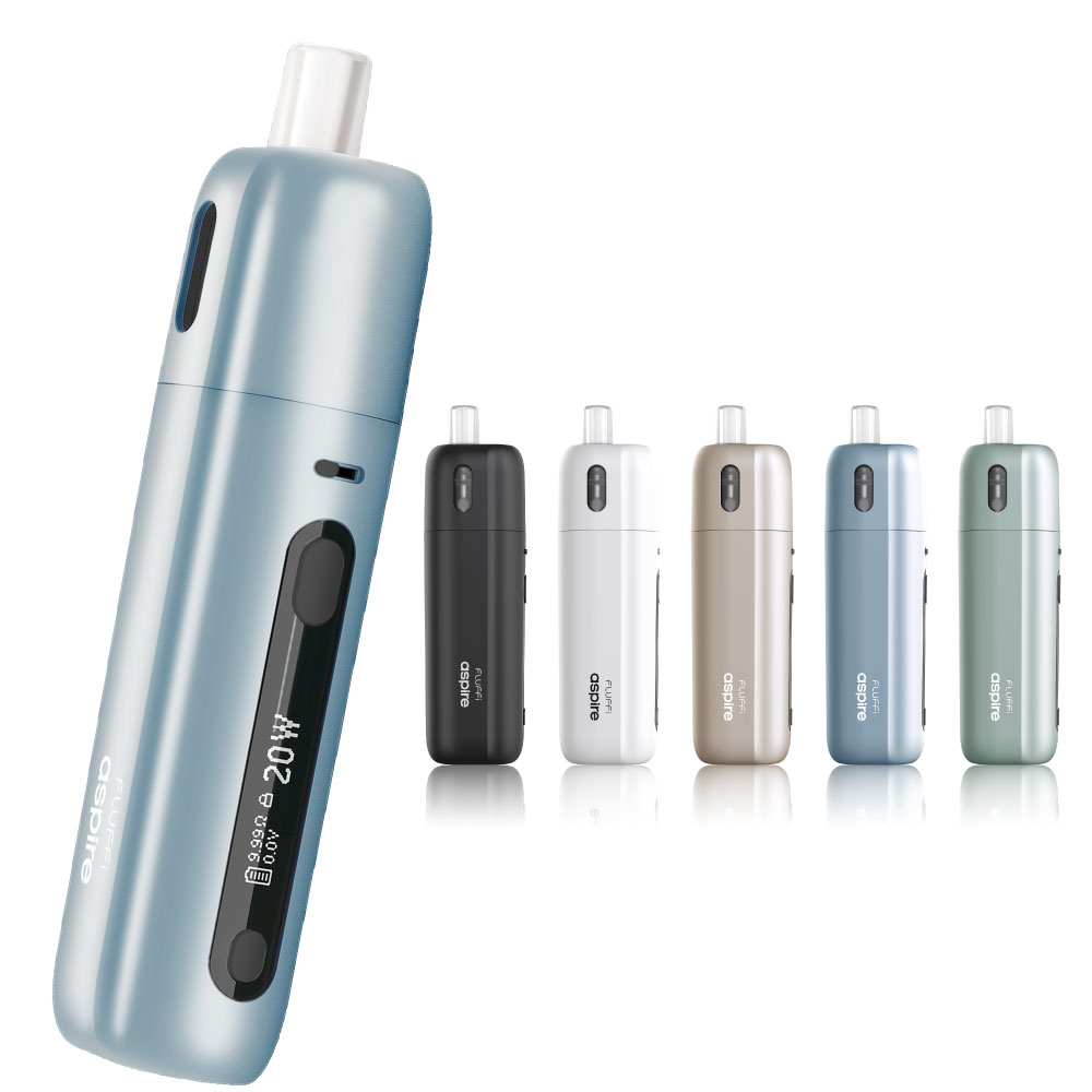 電子タバコ ベイプ スターターキット 本体 Aspire Fluffi リキッド おすすめ コンパクト スリム 小型 アスパイア フラッフィー タール ニコチン0 禁煙 電子煙草 |  | 03