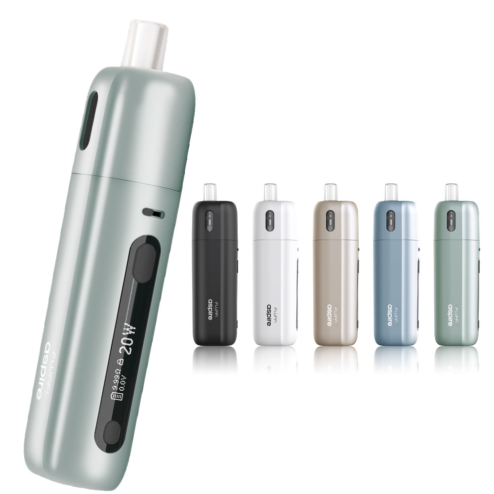 電子タバコ ベイプ スターターキット 本体 Aspire Fluffi リキッド おすすめ コンパクト スリム 小型 アスパイア フラッフィー タール ニコチン0 禁煙 電子煙草 |  | 04