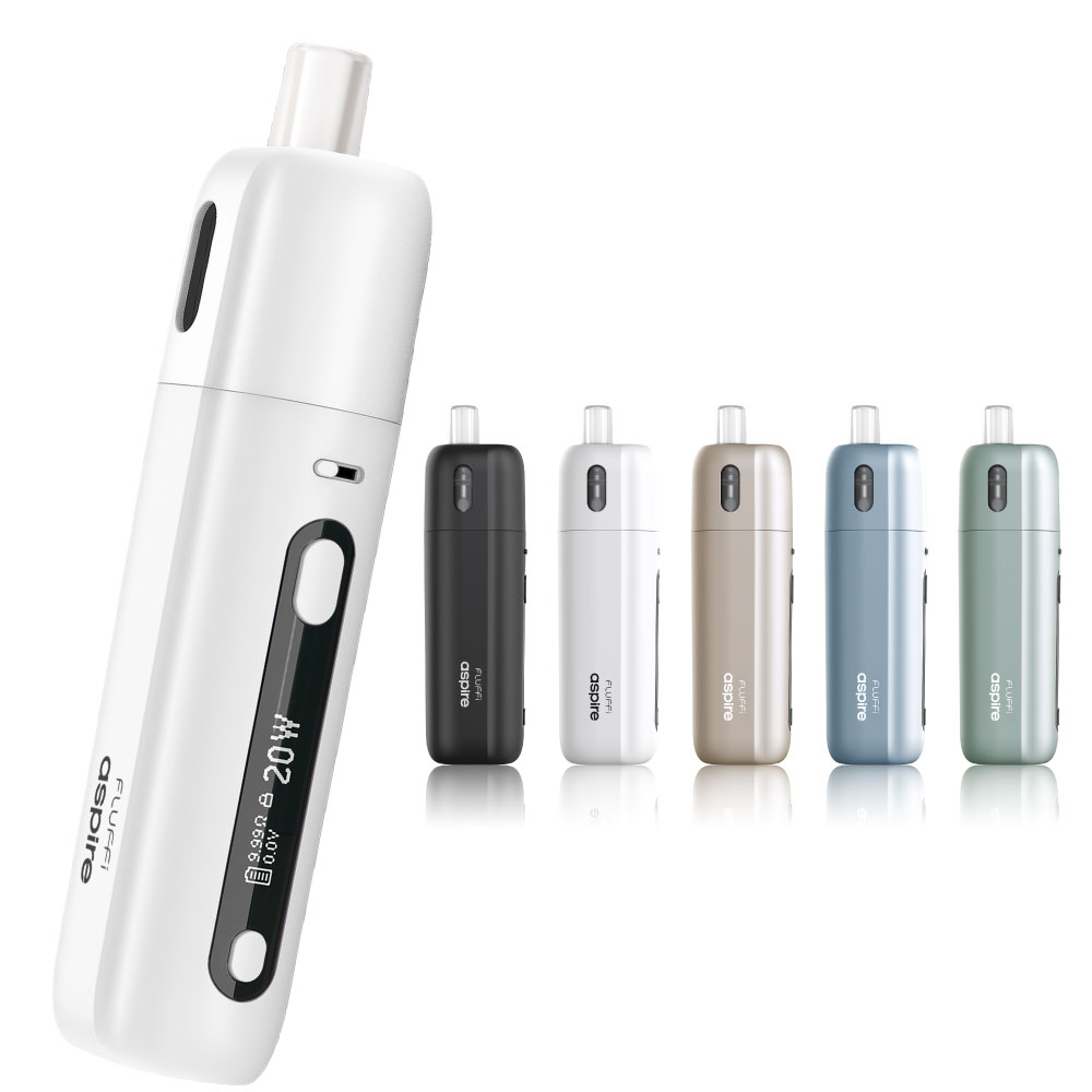 電子タバコ ベイプ スターターキット 本体 Aspire Fluffi リキッド おすすめ コンパクト スリム 小型 アスパイア フラッフィー タール ニコチン0 禁煙 電子煙草 |  | 05