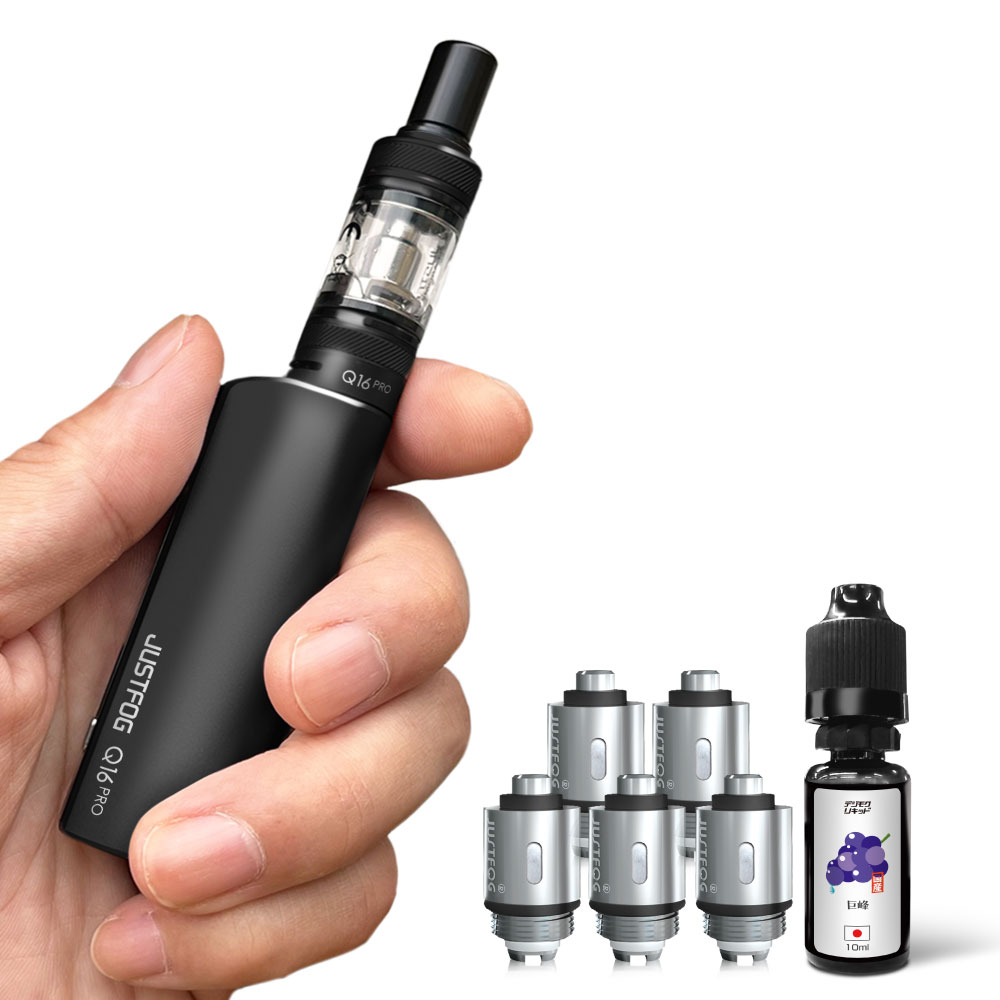 電子タバコ VAPE ベイプ スターターキット JUSTFOG Q16 PRO プロ 本体 